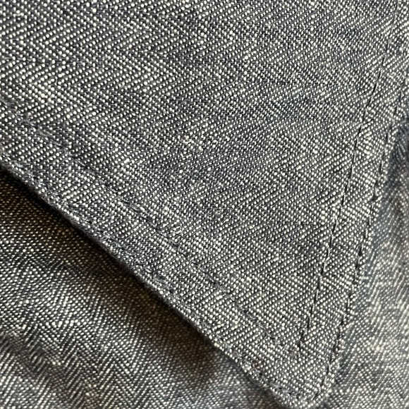 Banana Republic Classic Herringbone Linen Blend Trench Coat - Picture 7 of 12